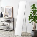 Safavieh 16 x 28 x 69 in. Wellen Silver Mirror MRR2008B